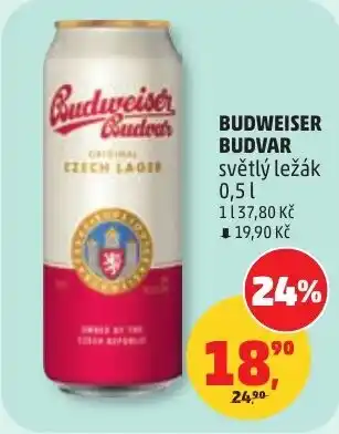 Penny Market Budweiser budvar světlý ležák nabídka