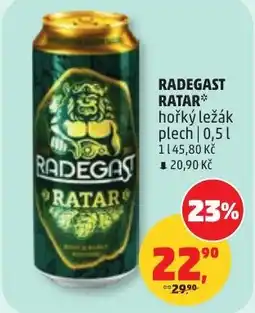 Penny Market Radegast ratar hořký ležák nabídka
