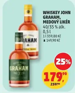 Penny Market Whiskey john graham, medový likér nabídka
