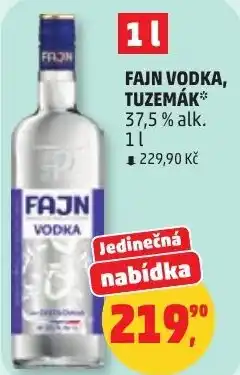 Penny Market Fajn vodka, tuzemák nabídka