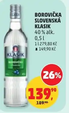 Penny Market Borovička slovenská klasik nabídka