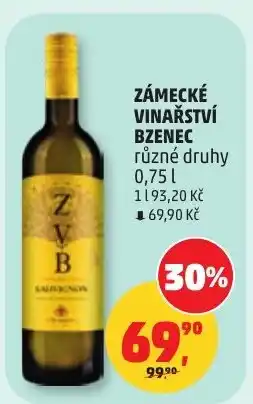 Penny Market Zámecké vinařství bzenec nabídka