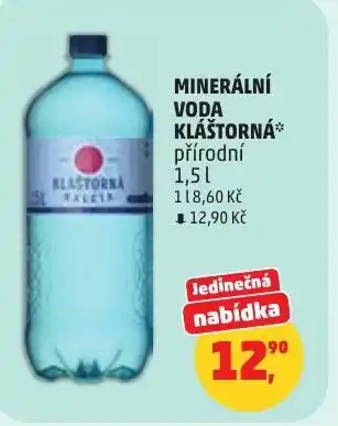 Penny Market Minerální voda kláštorná nabídka