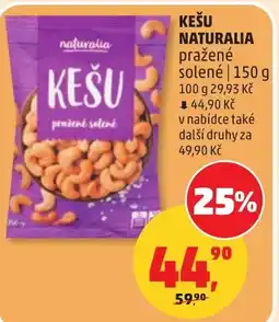 Penny Market Kešu naturalia nabídka