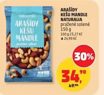 Penny Market Arašídy kešu mandle naturalia nabídka