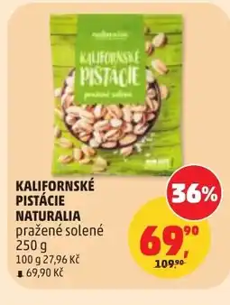 Penny Market Kalifornské pistácie naturalia nabídka