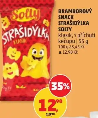 Penny Market Bramborový snack strašidýlka solty nabídka