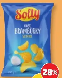Penny Market Naše brambůrky solty nabídka