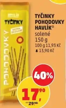 Penny Market Tyčinky pohodovky havlík nabídka