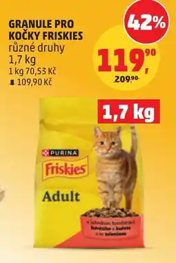 Penny Market Granule pro kočky friskies nabídka