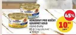 Penny Market Konzervy pro kočky gourmet gold nabídka
