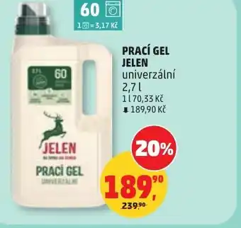 Penny Market Prací gel jelen nabídka