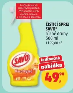 Penny Market Čisticí sprej savo nabídka