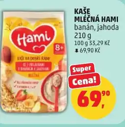 Penny Market Kaše mléčná hami banán, jahoda nabídka