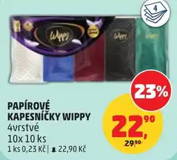 Penny Market Papírové kapesníčky wippy nabídka