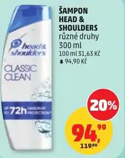 Penny Market Šampon Head & shoulders nabídka