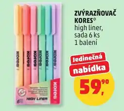 Penny Market Zvýrazňovač kores nabídka
