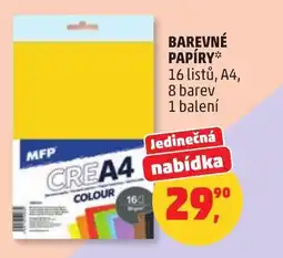 Penny Market Barevné papíry nabídka