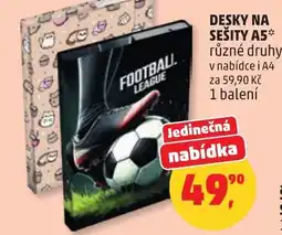 Penny Market Desky na sešity A5 nabídka