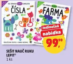 Penny Market Sešit nauč ruku lepit nabídka