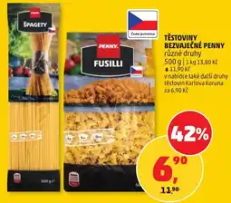 Penny Market Těstoviny bezvaječné penny nabídka
