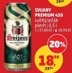 Penny Market Svijany premium 450 světlý ležák nabídka