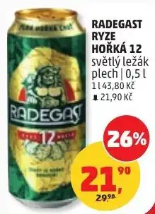 Penny Market Radegast ryze hořká 12 nabídka