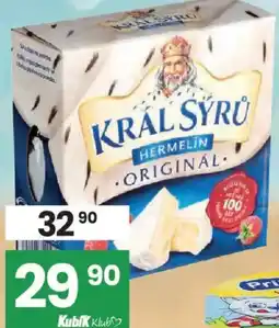 Kubík potraviny Král sýrů Hermelín nabídka