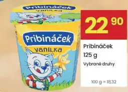 Kubík potraviny Pribináček nabídka