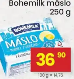 Kubík potraviny Bohemilk máslo nabídka