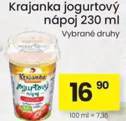 Kubík potraviny Krajanka jogurtový nápoj nabídka
