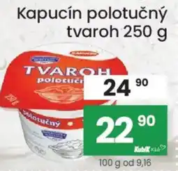 Kubík potraviny Kapucín polotučný tvaroh nabídka