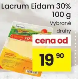Kubík potraviny Lacrum Eidam 30% nabídka