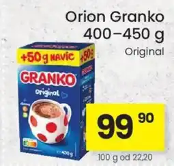 Kubík potraviny Orion Granko nabídka