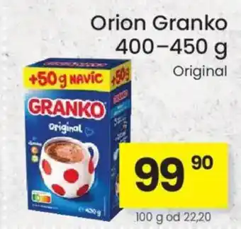 Kubík potraviny Orion Granko nabídka
