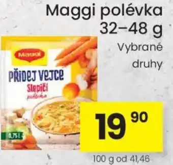 Kubík potraviny Maggi polévka nabídka