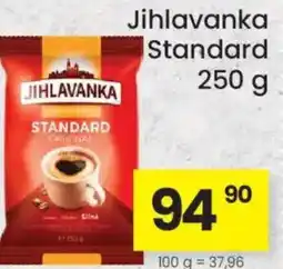 Kubík potraviny Jihlavanka Standard nabídka