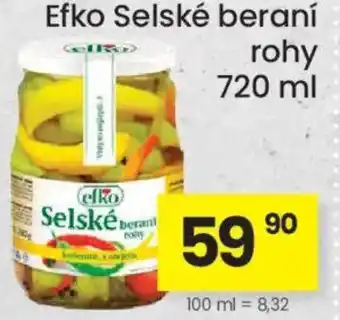 Kubík potraviny Efko Selské beraní rohy nabídka
