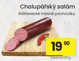 Kubík potraviny Chalupářský salám nabídka