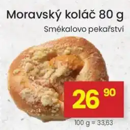 Kubík potraviny Moravský koláč nabídka