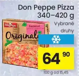 Kubík potraviny Don Peppe Pizza nabídka