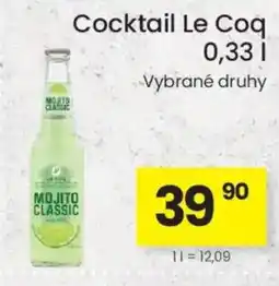 Kubík potraviny Cocktail Le Coq nabídka