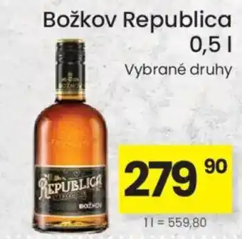 Kubík potraviny Božkov Republica nabídka
