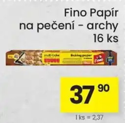 Kubík potraviny Fino Papír na pečení - archy nabídka