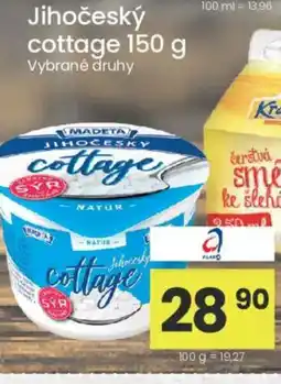 Kubík potraviny Madeta Jihočeský cottage nabídka