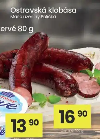 Kubík potraviny Ostravská klobása nabídka