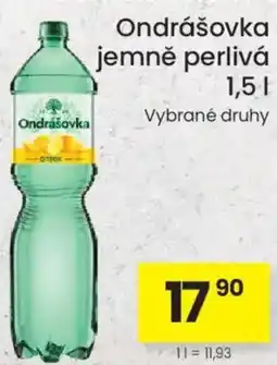 Kubík potraviny Ondrášovka jemně perlivá nabídka
