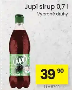 Kubík potraviny Jupí sirup nabídka