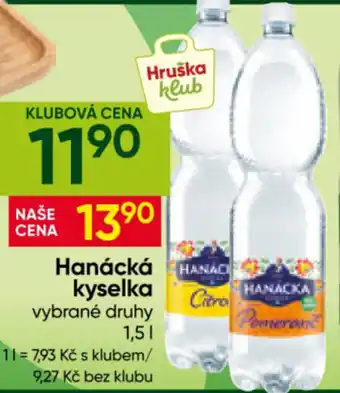 Hruška Hanácká kyselka nabídka