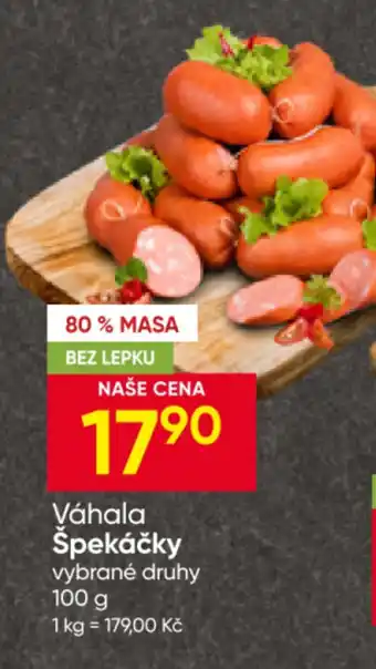 Hruška Váhala Špekáčky nabídka